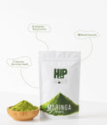 HIP Moringa Powder 150g — pure Moringa oleifera, lab tested, no additives, Rs.330, 30 servings