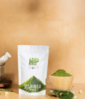 HIP Moringa Powder 150g — pure Moringa oleifera, lab tested, no additives, Rs.330, 30 servings