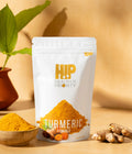 HIP Turmeric Powder 150g — up to 6% curcumin, Coimbatore sourced, lab tested, Rs.330, 30 servings